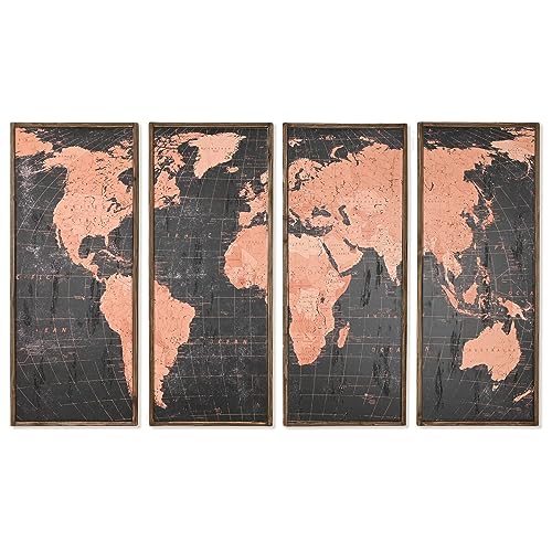 DKD Home Decor Set mit 4 Bildern, Standard von DKD Home Decor