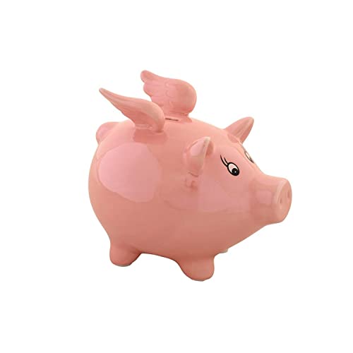 DKD Home Decor Sparschwein, Dolomit, Rosa, Estándar von DKD Home Decor