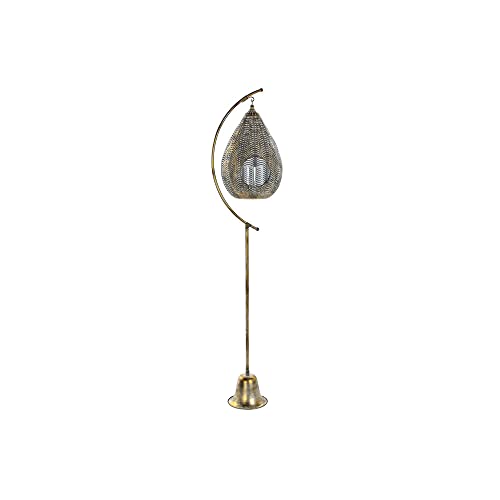 DKD Home Decor Teelichthalter aus Glas, goldfarben (33 x 29 x 153 cm) von DKD Home Decor