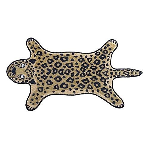 DKD Home Decor Teppich Leopard Polyester (115 x 60 x 1 cm) von DKD Home Decor