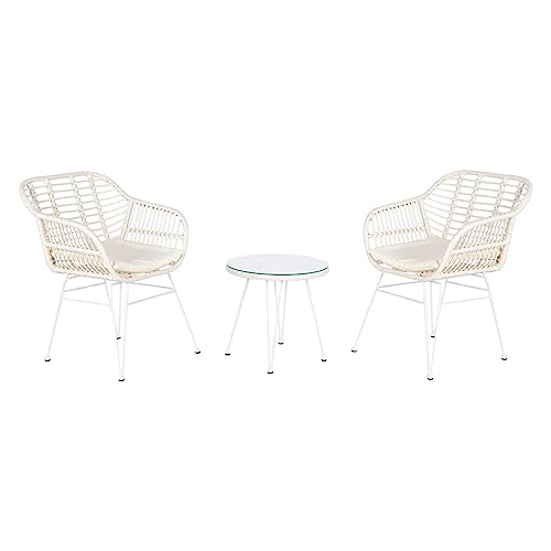 DKD Home Decor Tisch mit 2 Stühlen, Standard von DKD Home Decor