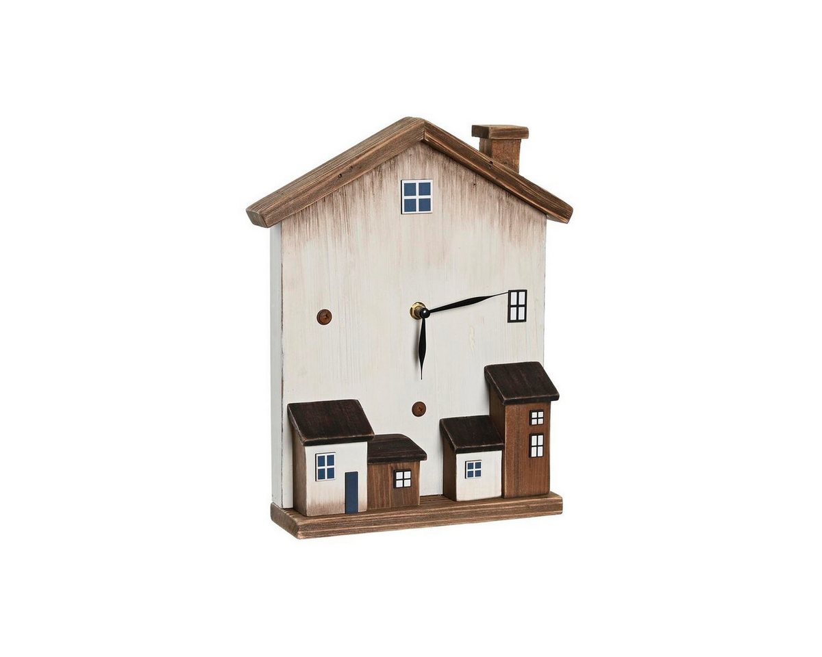 DKD Home Decor Uhr Tischuhr Weiß Häuser 26 x 7 x 31 cm DKD Home Decor Uhr Tischuhr Weiß Häuser 26 x 7 x 31 cm von DKD Home Decor