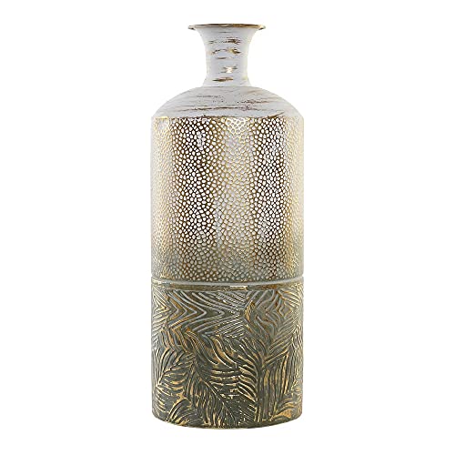 DKD Home Decor Vase aus tropischem Metall (23 x 23 x 60 cm) (Referenz: S3014413) von DKD Home Decor