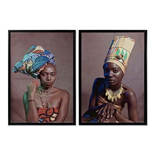 DKD Home Decor Wandbild African Art (65 x 3.5 x 90 cm) von DKD Home Decor