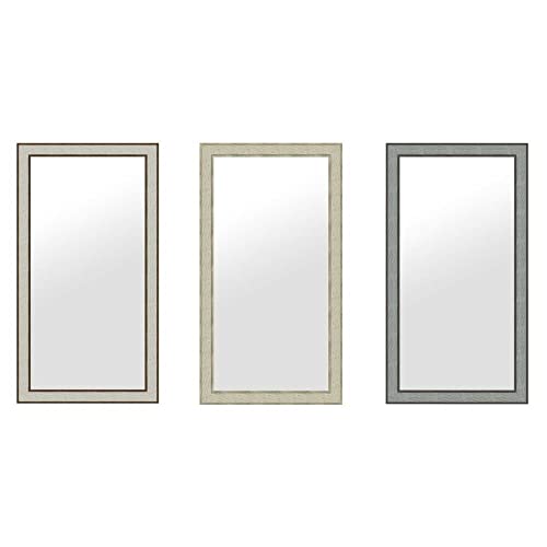 DKD Home Decor Wandspiegel, Glas, Beige, Polystyrol (56 x 2 x 76 cm) (3 Stück) von DKD Home Decor