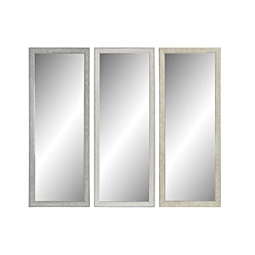 DKD Home Decor Wandspiegel aus Glas Grau Beige Polystyrol (36 x 2 x 95,5 cm) (3-teilig) (Referenz: S3019347) von DKD Home Decor