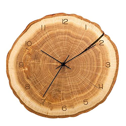 DKD Home Decor Wanduhr aus MDF-Holz (35,5 x 4 x 35 cm) von DKD Home Decor