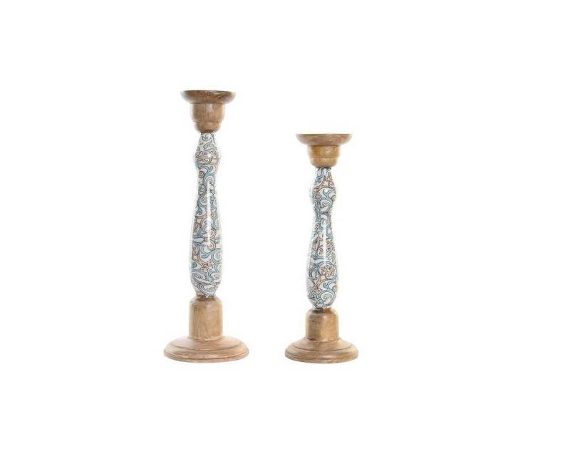 DKD Home Decor Windlicht Kerzenschale DKD Home Decor Metall Mango-Holz 17 x 17 x 52,5 cm 2 Stüc DKD Home Decor Windlicht Kerzenschale DKD Home Decor Metall Mango-Holz 17 x 17 x 52,5 cm 2 Stüc von DKD Home Decor