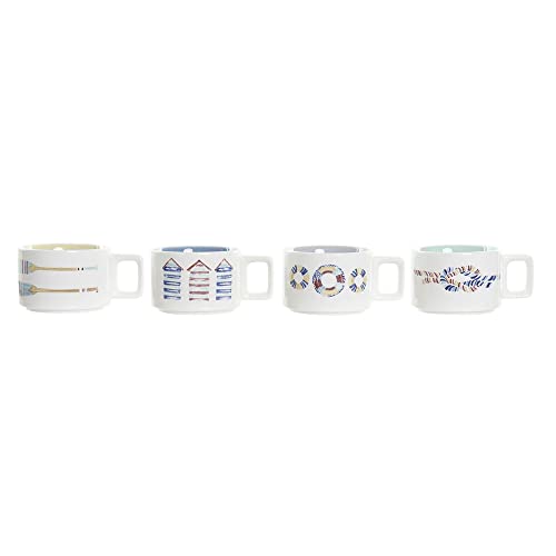 DKD Home Decor kaffeetassen Set, Mehrfarbig, Estándar von DKD Home Decor