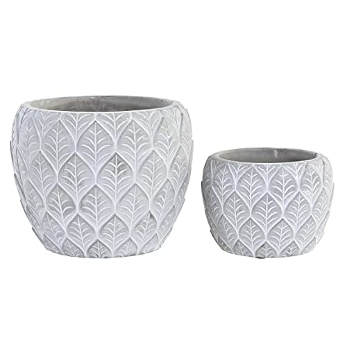 DKD Home Decor topfset, grau, Estándar von DKD Home Decor