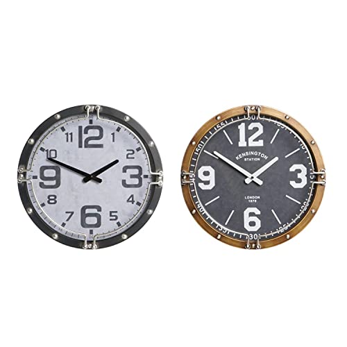 DKD Home Decor wanduhr, goldfarben/schwarz, Estándar von DKD Home Decor