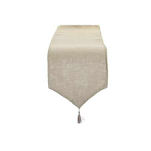 DKD Tischläufer Home Decor Beige Polyester (35 x 135 x 1 cm) von DKD Home Decor