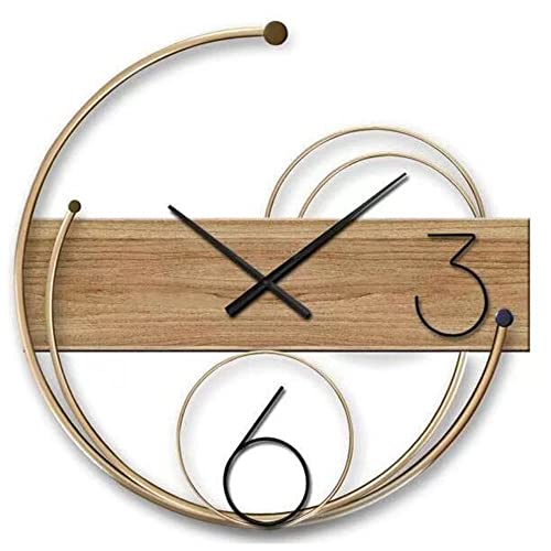 DKD Wanduhr Home Decor Gold Eisen MDF (60 x 4,5 x 60 cm) von DKD Home Decor