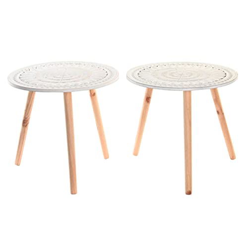 DKD Home Decor Beistelltisch, Kiefernholz, MDF-Holz, Estándar von DKD Home Decor