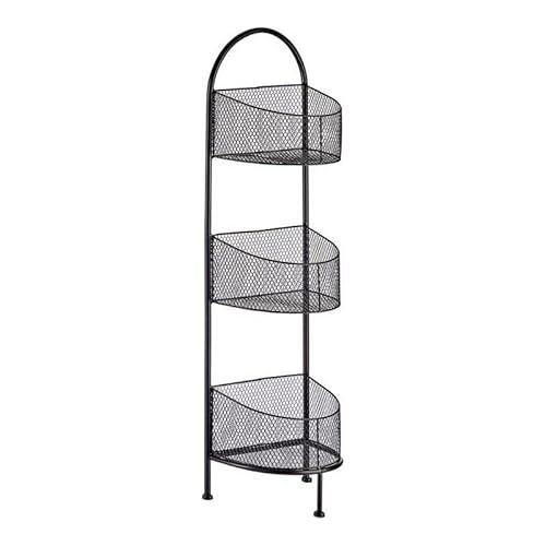 DKD Home Decor Schwarzes Metallregal (21,2 x 97 x 28,5 cm) von DKD Home Decor