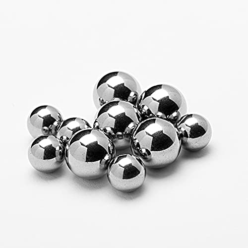 304 Edelstahlkugeln 2mm 2.38mm 2,5 mm 3mm 4mm 5mm 6mm 7mm 8mm 9mm 9,525mm 10mm 11mm 12mm für Kugellager Stahlperlen DKEKE (Size : 2mm 500pcs) von DKEKE