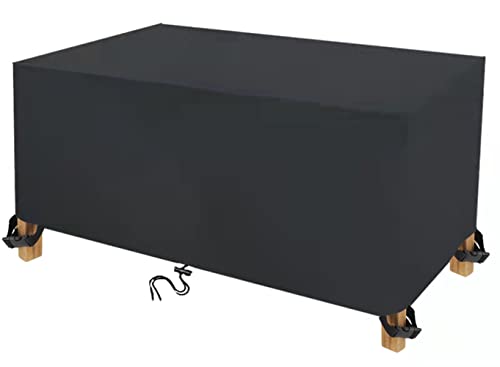 DKHLYB Gartenmöbel Abdeckung 340x340x100cm Multi Größe Abdeckplane Gartenmöbel 420D Schutzhülle Gartenmöbel Terrasse Gartenmöbel Abdeckungen für Gartenmöbel Sets Tische und Stühle von DKHLYB
