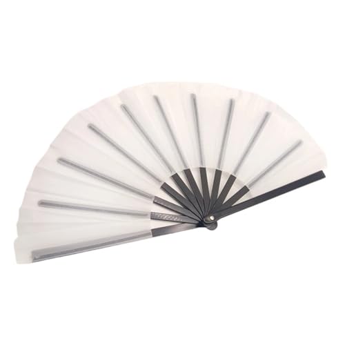 DKJAHSEK 2 stücke Kunststoff Knochen Dance Performance Hand Klapp Bühne Fan Tai Chi Yoga Kung Fu Hochzeit Party Decor(Color 07) von DKJAHSEK