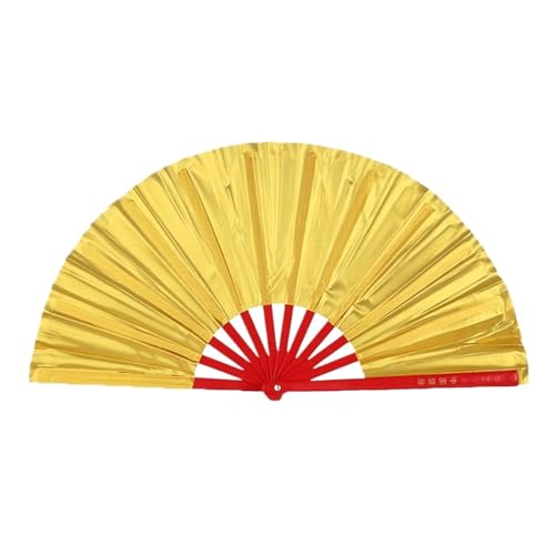 DKJAHSEK 2 stücke Tai Chi Kung Fu Fan Yoga Kunststoff Knochen Klapp Bühne(Color 05) von DKJAHSEK