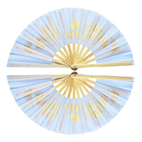 DKJAHSEK Tai Chi Fan Kung Fu Kampfkunst Fans Wushu Kunst Cosplay Dance Performance(Color:4) von DKJAHSEK