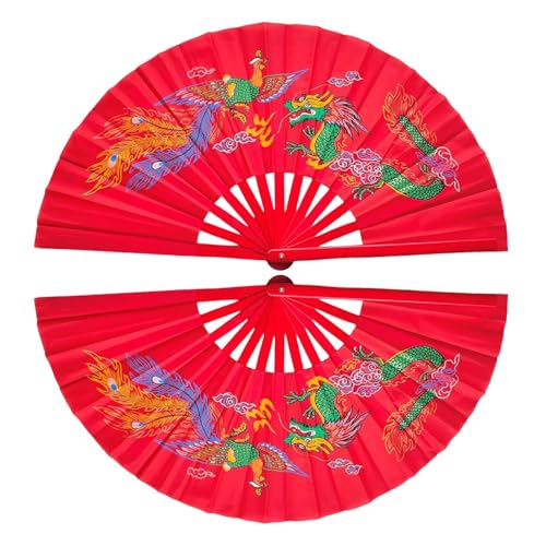 DKJAHSEK Tai Chi Fan Kung Fu Kampfkunst Fans Wushu Kunst Cosplay Dance Performance(Color:5) von DKJAHSEK