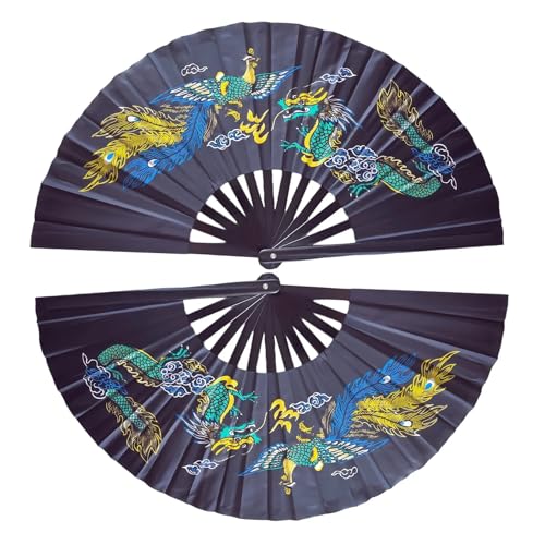 DKJAHSEK Tai Chi Fan Kung Fu Kampfkunst Fans Wushu Kunst Cosplay Dance Performance(Color:8) von DKJAHSEK