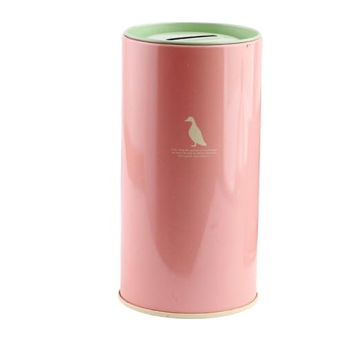 Metall Bank Sparschwein Saving Jar Zinn Box Container Candy Lose Tee Lagerung Organizer Mit Deckel(4) von DKJAHSEK
