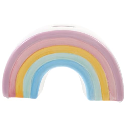 Regenbogen Sparschwein Kleinkind Spielzeug Geld Topf Cartoon Saving Form Keramik Kind von DKJAHSEK