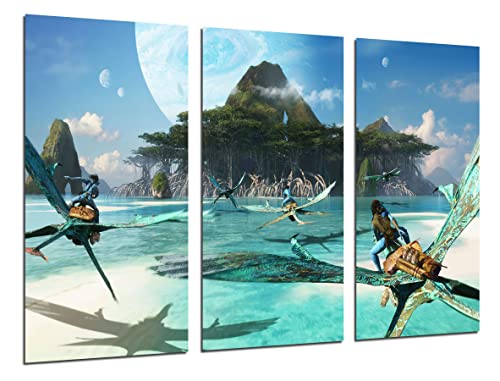 DKORARTE Modernes Fotobild, Avatar 2, Wassersinn, Avatar, Wasserdrache, Inseln, 97 x 62 cm, Ref. 27401 von DKORARTE