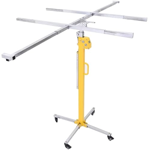 DKPLOE Plattenheber Trockenbau, Stabil Und Langlebig Mit Rollen. Plattenheber Feststellbar Mit Rollen Einfach Zu Bedienen Praktische Und Arbeitssparende Bauwerkzeuge(3M) von DKPLOE