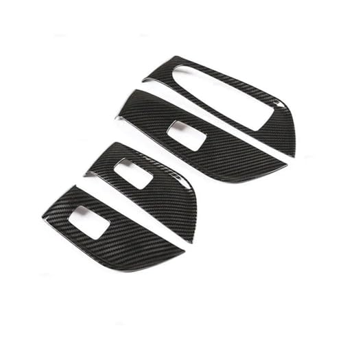 DKPMWD Auto Interieur LHD Für Mercedes Für Benz E Klasse W213 2016-2022 Auto Tür Fenster Schalter Panel Taste Rahmen Abdeckung ABS Carbon Stil Trim Auto Innenraum von DKPMWD