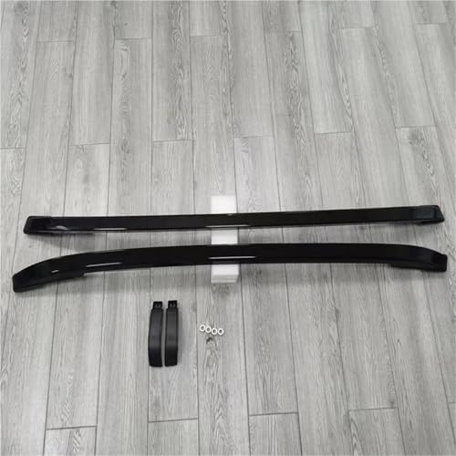 DKPMWD Dachgepäckträger 2 Stück Für Ford Für Ranger T9 2023 2024+ Obere Seitenschiene Bar Dachreling Gepäckträger(Schwarz) von DKPMWD