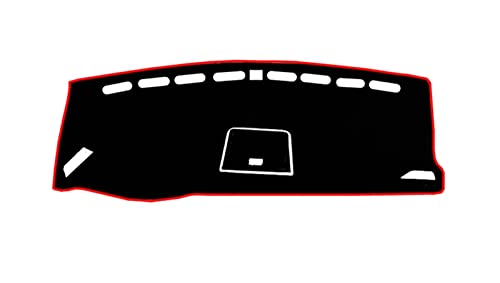 DKPMWD Dashboard Cover Doppelschichtige Auto-Aufkleber Für VW Für Sportsvan 2016 2017 2018 2019, Armaturenbrett-Abdeckung, Innen-Auto-Aufkleber Dash Cover Matte(LHD) von DKPMWD