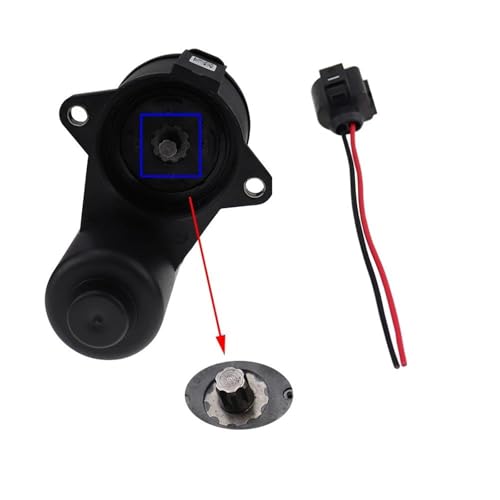 DKPMWD Feststellbremse Für VW Für Passat Für CC B6 B7 Für Sharan Rad Handbremse Bremssattel Servo Motor 12 6 Torx 3C0998281A 3C099828 1B 998281 Parkbremsaktuator(6 Torx and Connector) von DKPMWD