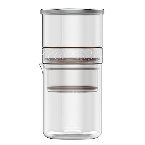 DKSooozs 1 Stück Coffee Pour over Drop Kaffeebereiter Tropfkaffeemaschine papierlos mit Karaffe und Edelstahl-Mesh-Filter DKSooozs 1 Stück Coffee Pour over Drop Kaffeebereiter Tropfkaffeemaschine papierlos mit Karaffe und Edelstahl-Mesh-Filter von DKSooozs