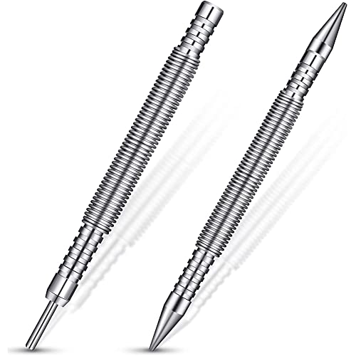 DKSooozs 2 Stück Scharnierstift-Werkzeug 1/32 2/32 Zoll Hammerlos Pogo Pin Punch Tür Scharnier Pin Removal Tool Kleine Feder Center Punch von DKSooozs
