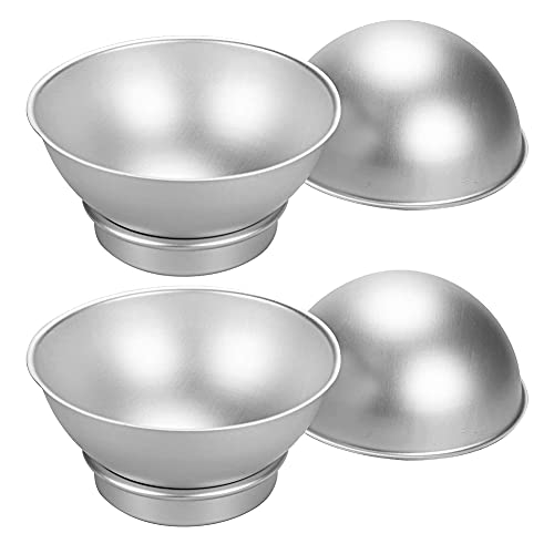 DKSooozs 4 Stück/runde 3D-Kugel-förmige Kuchenform Aluminium Kuchen Dekorieren Werkzeuge Kuchen Form DKSooozs 4 Stück/runde 3D-Kugel-förmige Kuchenform Aluminium Kuchen Dekorieren Werkzeuge Kuchen Form von DKSooozs