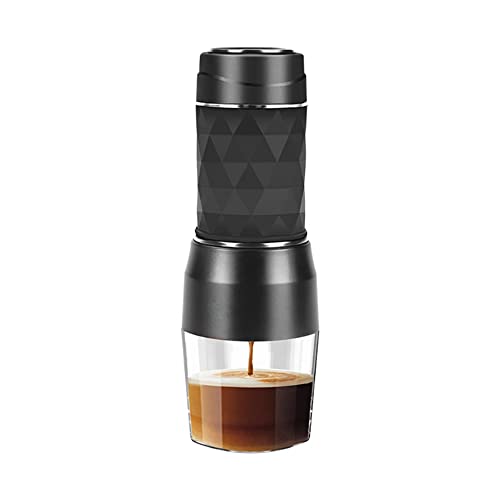 DKSooozs Espresso-Kaffeemaschine, Handpresse, Kapsel, gemahlener Kaffeebrauer, tragbare Kaffeemaschine, passend für Kaffeepulver, Kaffeekapsel DKSooozs Espresso-Kaffeemaschine, Handpresse, Kapsel, gemahlener Kaffeebrauer, tragbare Kaffeemaschine, passend für Kaffeepulver, Kaffeekapsel von DKSooozs