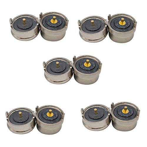 DKSooozs Magnet Federbelastete Pogo Pin Connector Single Spring Pin 2 Poles Charge Power Male Female Sonde Solder Wire and PCB von DKSooozs