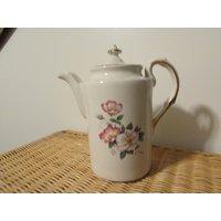 Antike Teekanne Handbemalte Stiefmütterchen Goldrand von DKVintageShop