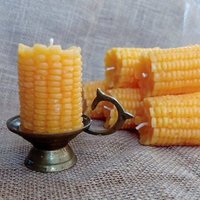 Kerze Aus Bienenwachs Mais Kerze Aus Bienenwachs Mais von DKerzenatelier