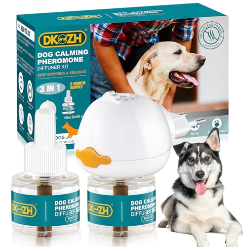 DKundZH 3 in 1 Pheromone Hund Kit Hunde Beruhigungsmittel Beruhigungsmittel Zur Reduktion Von äNgstlichem Verhalten Gewitter Feuerwerk Geschmacklos(1 Beruhigung Steckdose +2 Nachfüllflakon) DKundZH 3 in 1 Pheromone Hund Kit Hunde Beruhigungsmittel Beruhigungsmittel Zur Reduktion Von äNgstlichem Verhalten Gewitter Feuerwerk Geschmacklos(1 Beruhigung Steckdose +2 Nachfüllflakon) von DKundZH
