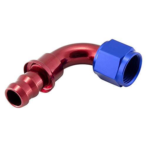 Alu Fitting AN8 Push-On 90° 3/4 - 16UNF Alu Fitting AN8 Push-On 90° 3/4 - 16UNF von DL-Racing