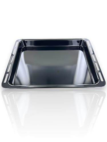 DL-pro Backblech 450x375x43 für Whirlpool Ignis Bauknecht 481010657928 Fettpfanne emailliert tief für Backofen Ofen Herd von DL-pro