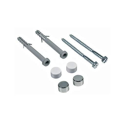 DL-pro Befestigungssatz Fixing Set für Stand-WC | 2X Schraube 5,5x85 mm 2X Dübel 8x80 mm 4X Abdeckkappe weiß Chrom DL-pro Befestigungssatz Fixing Set für Stand-WC | 2X Schraube 5,5x85 mm 2X Dübel 8x80 mm 4X Abdeckkappe weiß Chrom von DL-pro