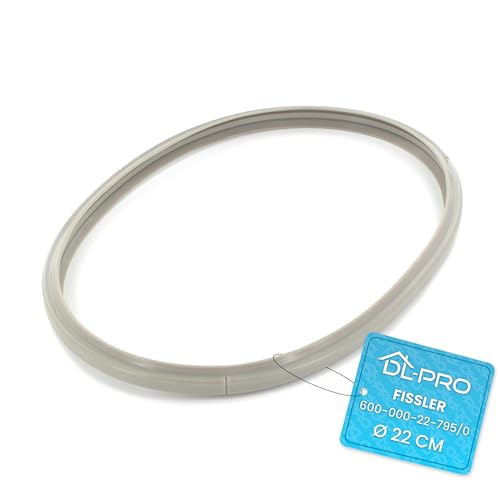 DL-pro Deckeldichtungsring für Fissler 600-000-22-795/0 für Schnellkochtopf 22cmØ Vitaquick Vitavit Premium Vitavit Edition Vitavit Comfort Vitavit Royal Magic Line Blue Point Magic Comfort Basic von DL-pro