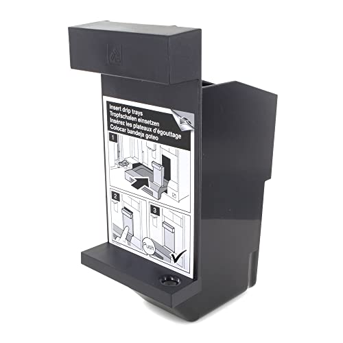 DL-pro Kaffeesatzbehälter für Gaggenau Bosch Siemens 12011727 Auffangschale Tresterbehälter Tresterschublade schwarz für CMP CTL CT CKS iQ700 Kaffeemaschine Kaffeeautomat Kaffeevollautomat von DL-pro