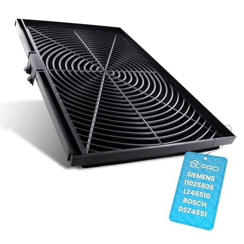 DL-pro Kohlefilter 300x198mm für Bosch Siemens Constructa 11025805 LZ45510 DSZ4551 CZ5145X5 5Z5145X1 Z54TC01X0 Aktivkohlefilter Filter für Dunstabzugshaube Dunstabzug Abzugshaube Umlufthaube von DL-pro
