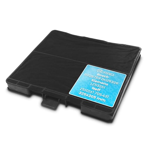 DL-pro Kohlefilter Aktivkohlefilter Filter für Bosch 11026769 DHZ5326 Siemens LZ53251 Neff Z5101X1 Dunstabzugshaube von DL-pro