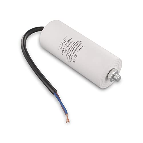 DL-pro Kondensator 20,00µF 450V 418mm Universal mit Anschlusskabel und Befestigungsschraube von DL-pro